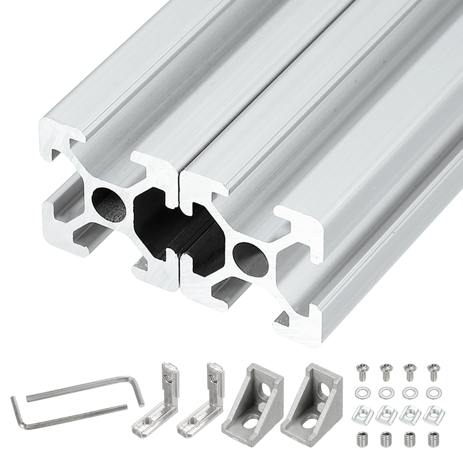 V Slot Aluminum Extrusion - 2 Conjuntos de Perfil de Alumínio