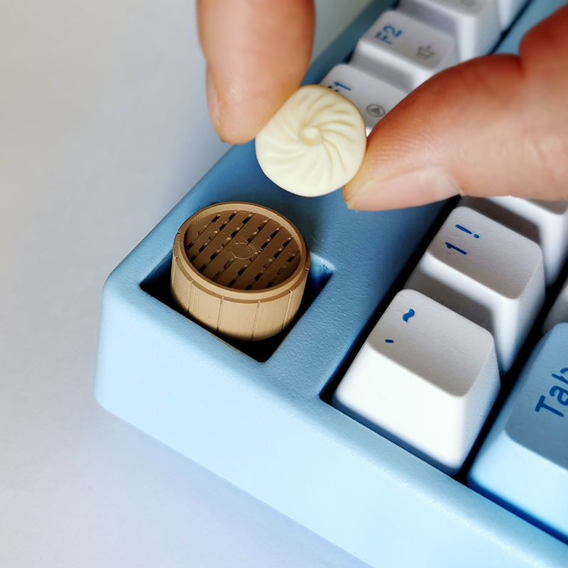 3D Printing Keyboard Keys - Bolinhos de pães cozidos no vapor