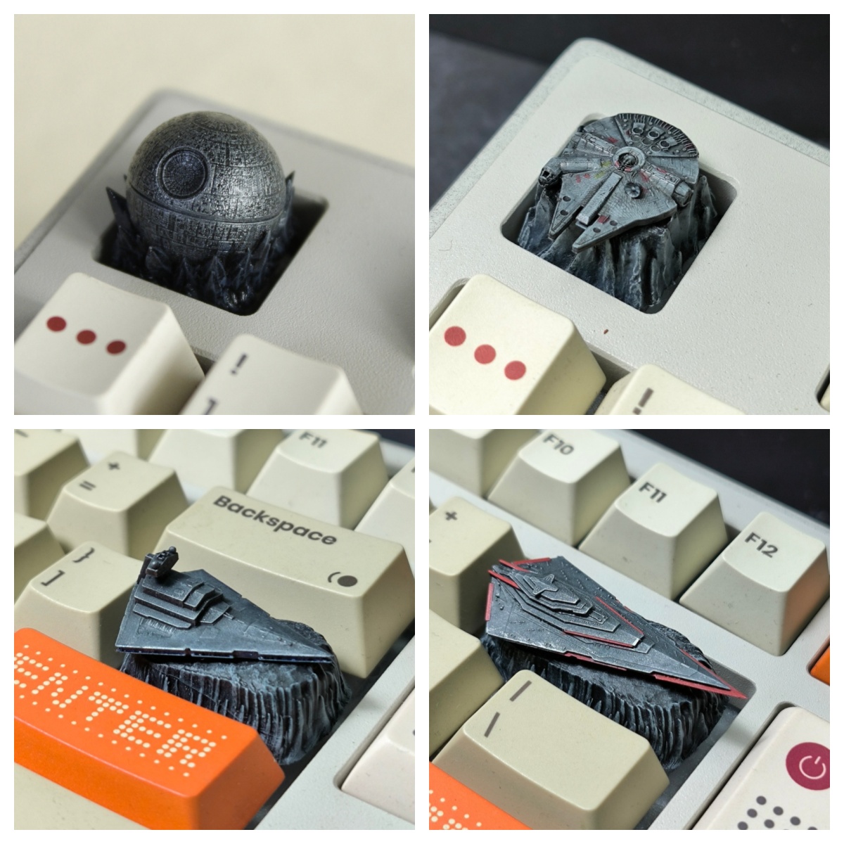 3D Printing Keyboard Keys - Tecla Artesanal HCY Death Star em