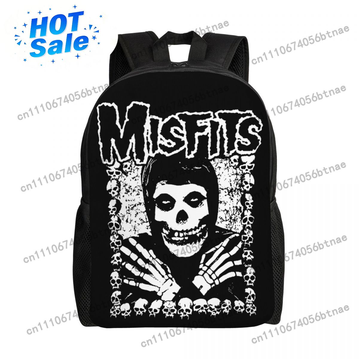 3D Printing Laptop - Mochila personalizada Misfits Rock Punk Skull