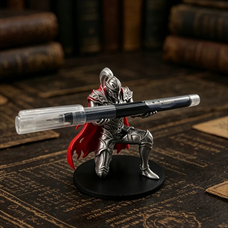 Suporte de caneta para mesa co - 3D Printing Knight Armor avaliação e preço