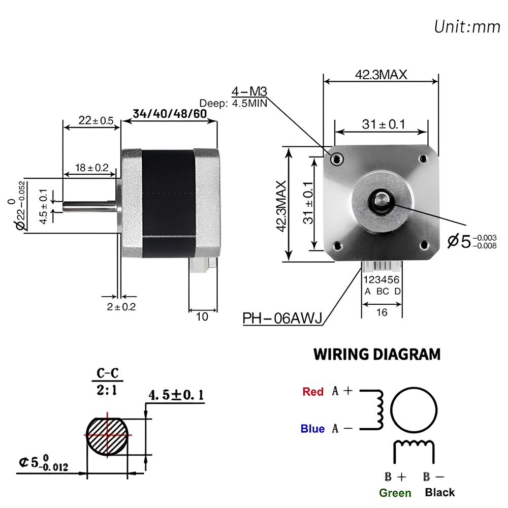 Motor de Passo Nema 17 42mm de - 3D Printing Laptop avaliação e preço