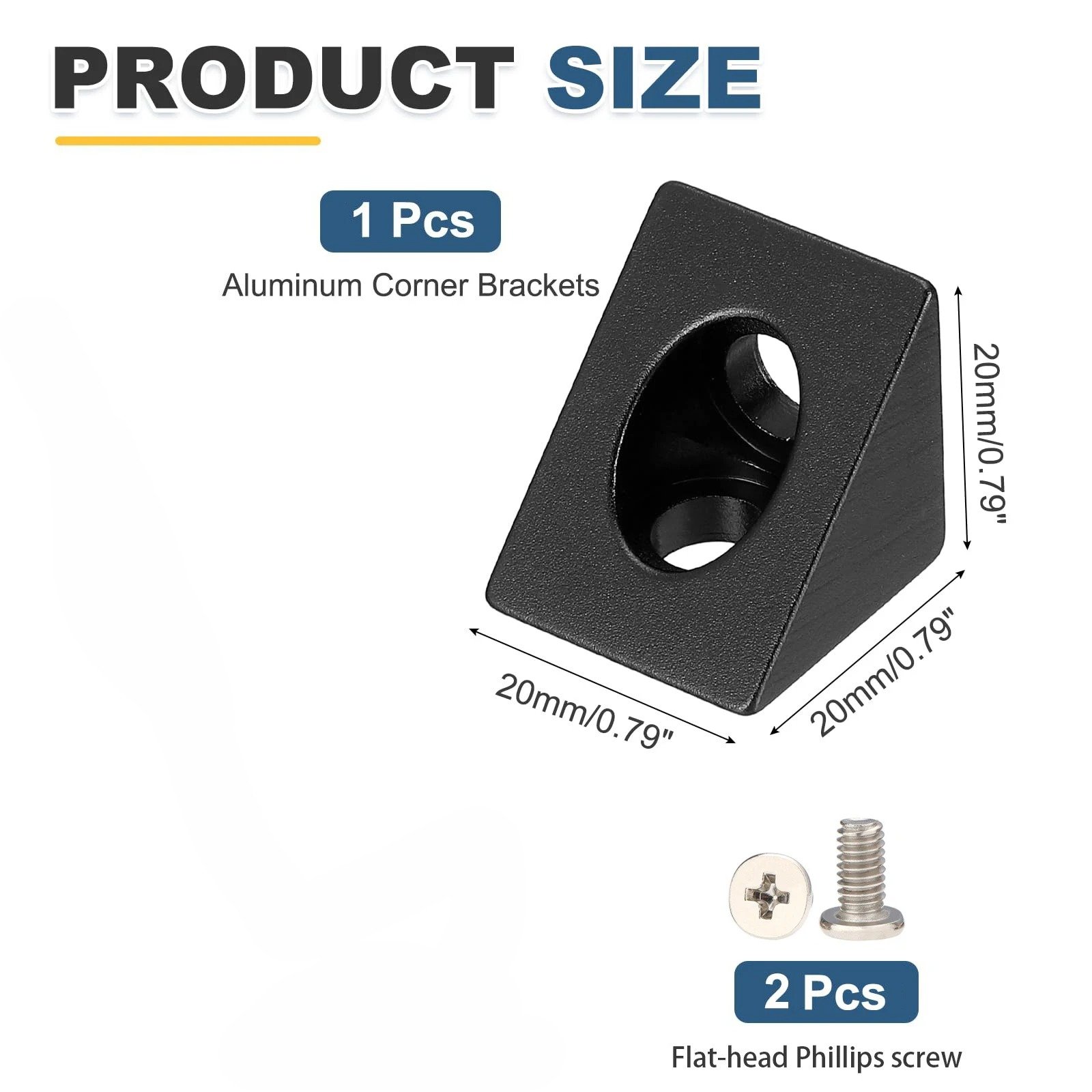 1 a 100 peças Conector de Cant - V Slot Aluminum Extrusion avaliação e preço