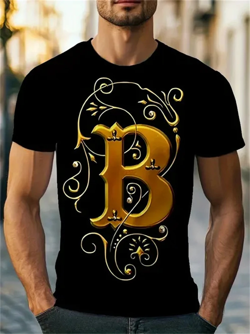 Camiseta Masculina Preta com E - 3D Printing Questions avaliação e preço