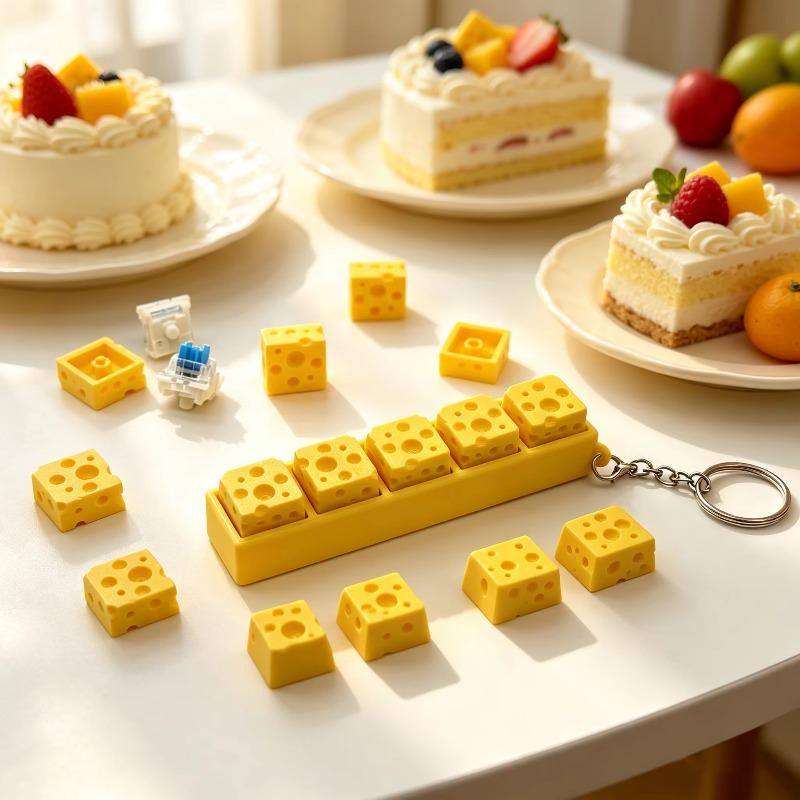 Chaveiro de Queijo Impresso em - 3D Printing Stainless Steel avaliação e preço