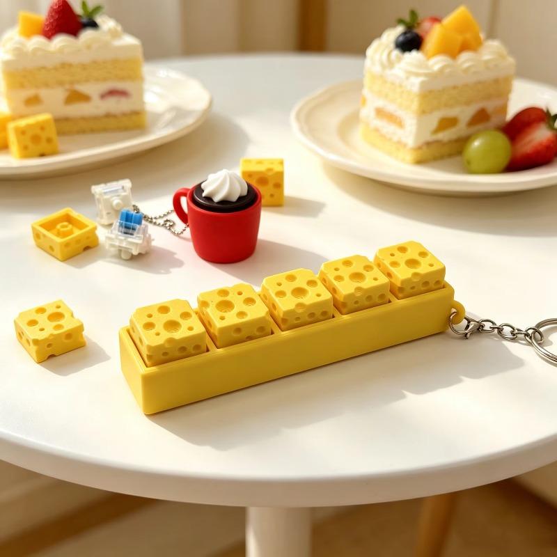 Chaveiro de Queijo Impresso em - 3D Printing Stainless Steel avaliação e preço