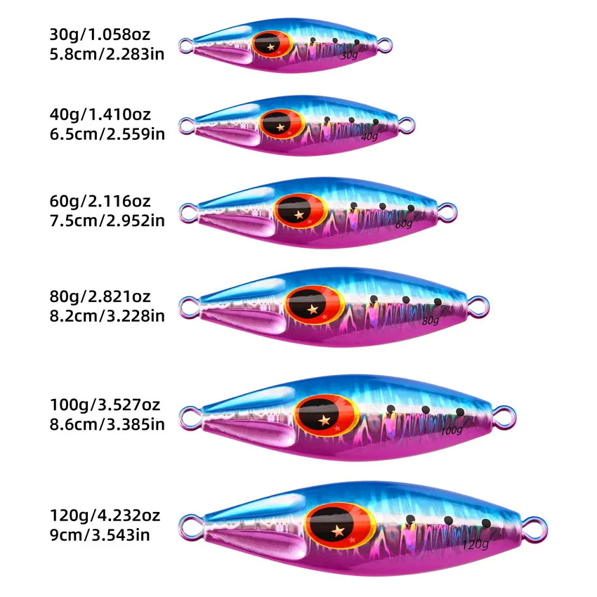 30g 40g 60g 80g 100g 120g meta - 3D Printing Lure avaliação e preço