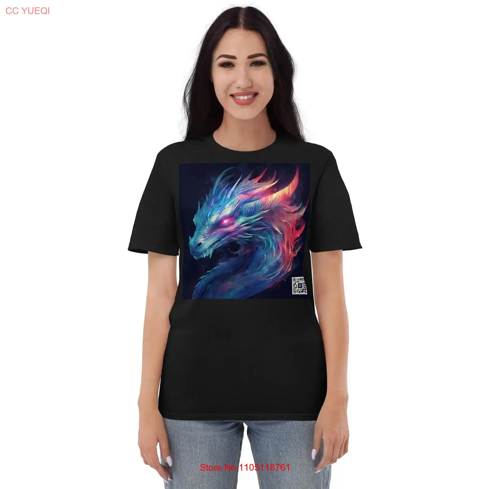 Dragon t camisa smartphone câm - 3D Printing Qr Code avaliação e preço