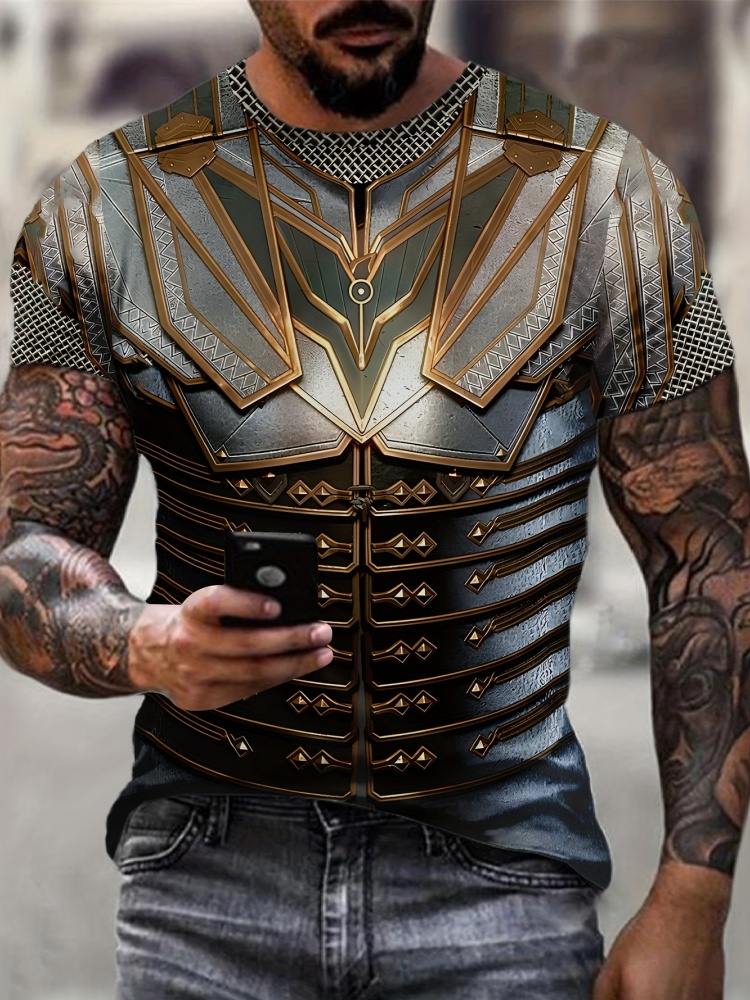 3d impresso rua cavaleiro ouro - 3D Printing Knight Armor avaliação e preço