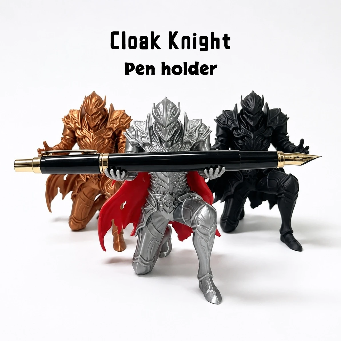 Porta-canetas em 3D do cavalei - 3D Printing Knight Armor avaliação e preço