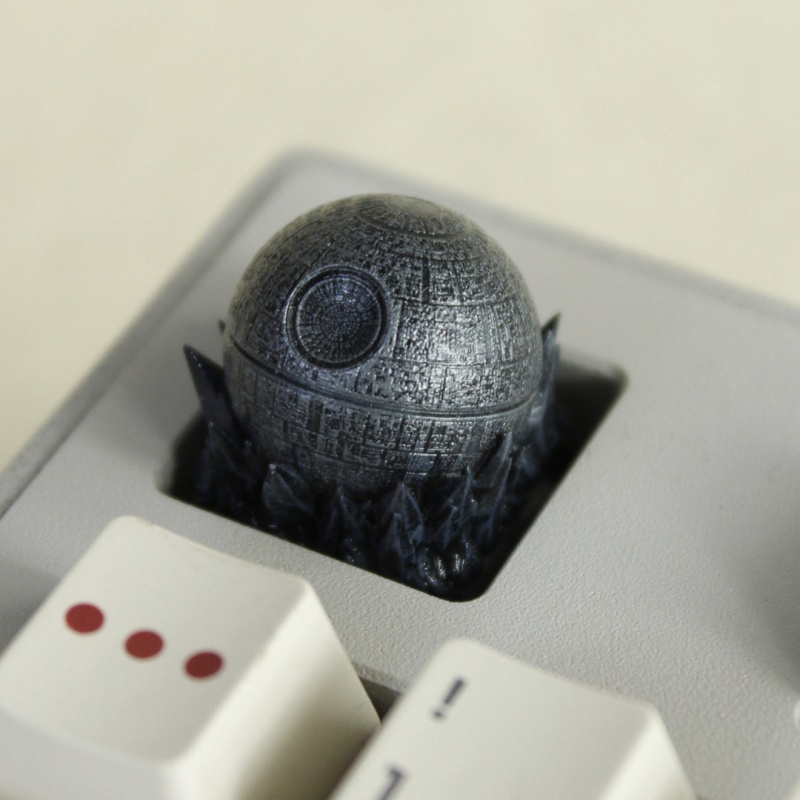 Tecla Artesanal HCY Death Star - 3D Printing Keyboard Keys avaliação e preço