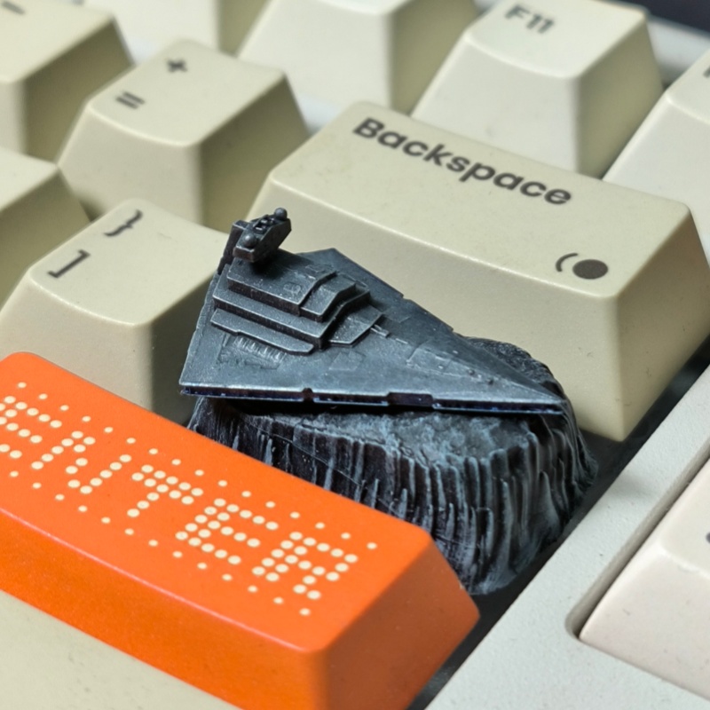Tecla Artesanal HCY Death Star - 3D Printing Keyboard Keys avaliação e preço