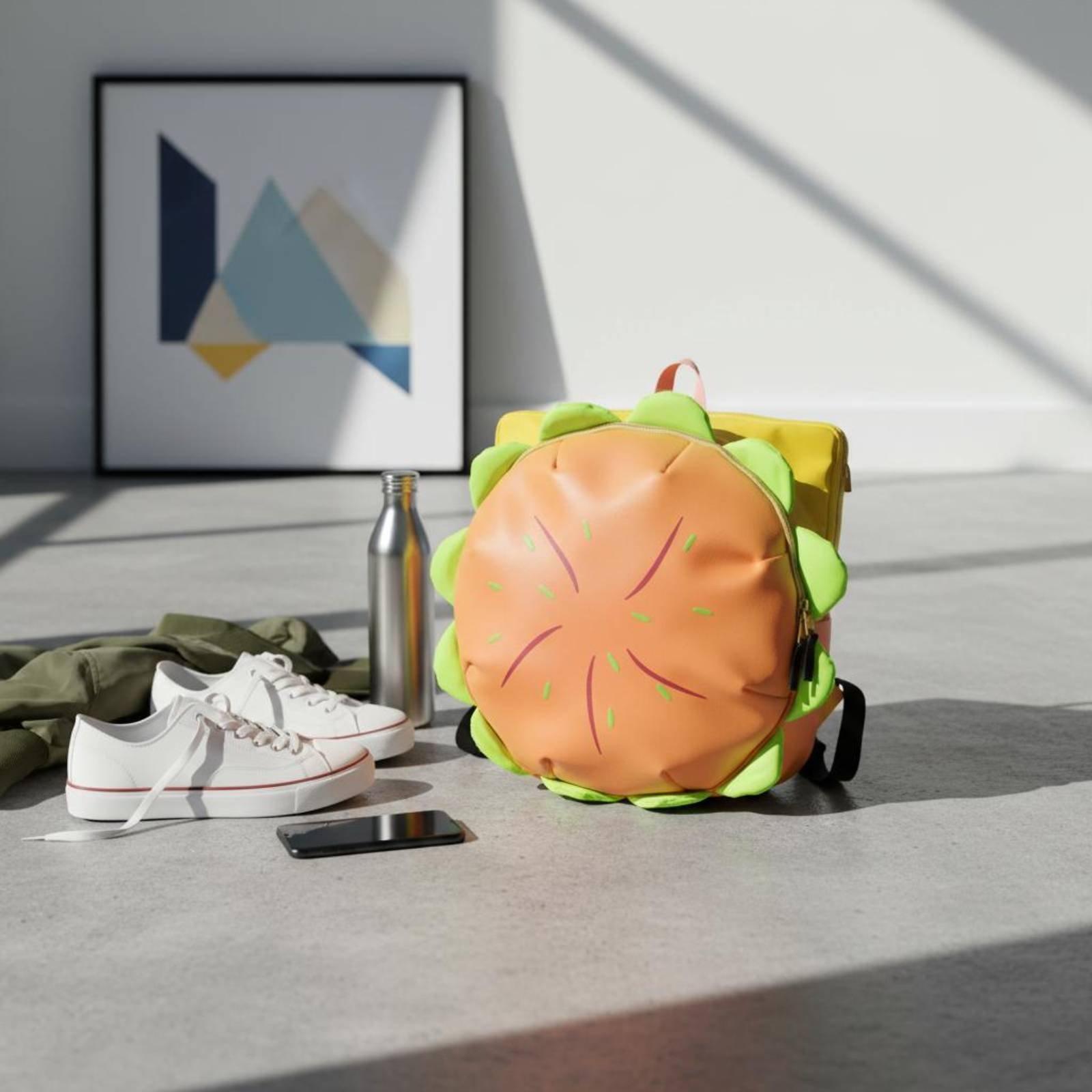 Mochila de Hambúrguer, Mochila - 3D Printing Designing avaliação e preço