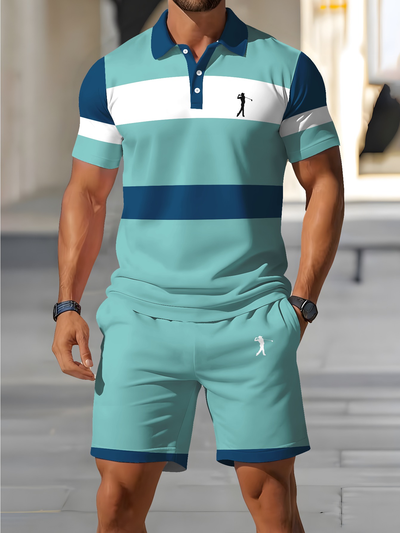 Conjunto de Camisa Polo Mascul - 3D Printing Designing avaliação e preço
