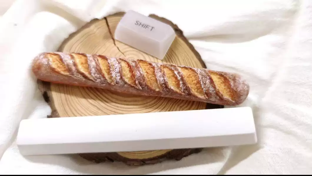 Keycap Baguette Food Artisan S - 3D Printing Keyboard Keys avaliação e preço